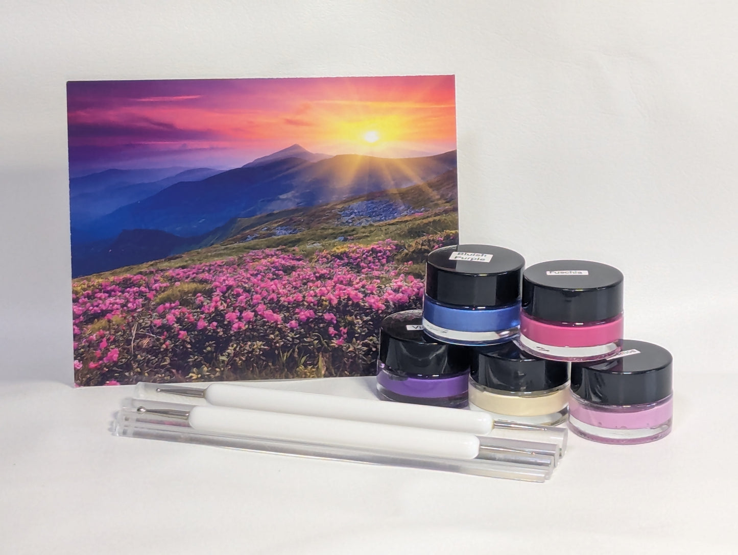 Create Your Own Mandala Kit - Purple Mountains