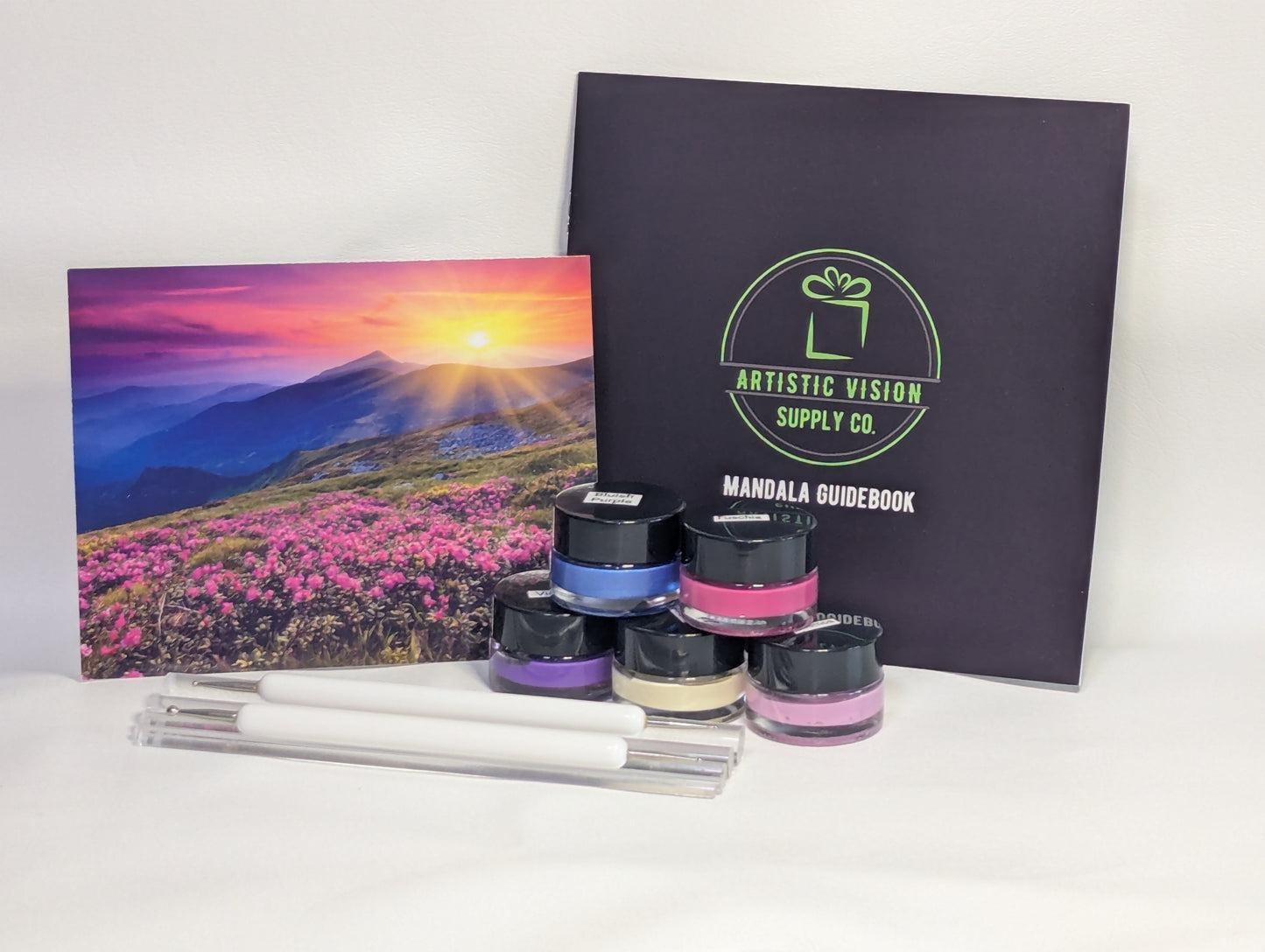 Create Your Own Mandala Kit - Purple Mountains