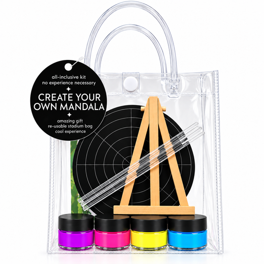 Electric Daydream Neon Create Your Own Mandala Mini Kit