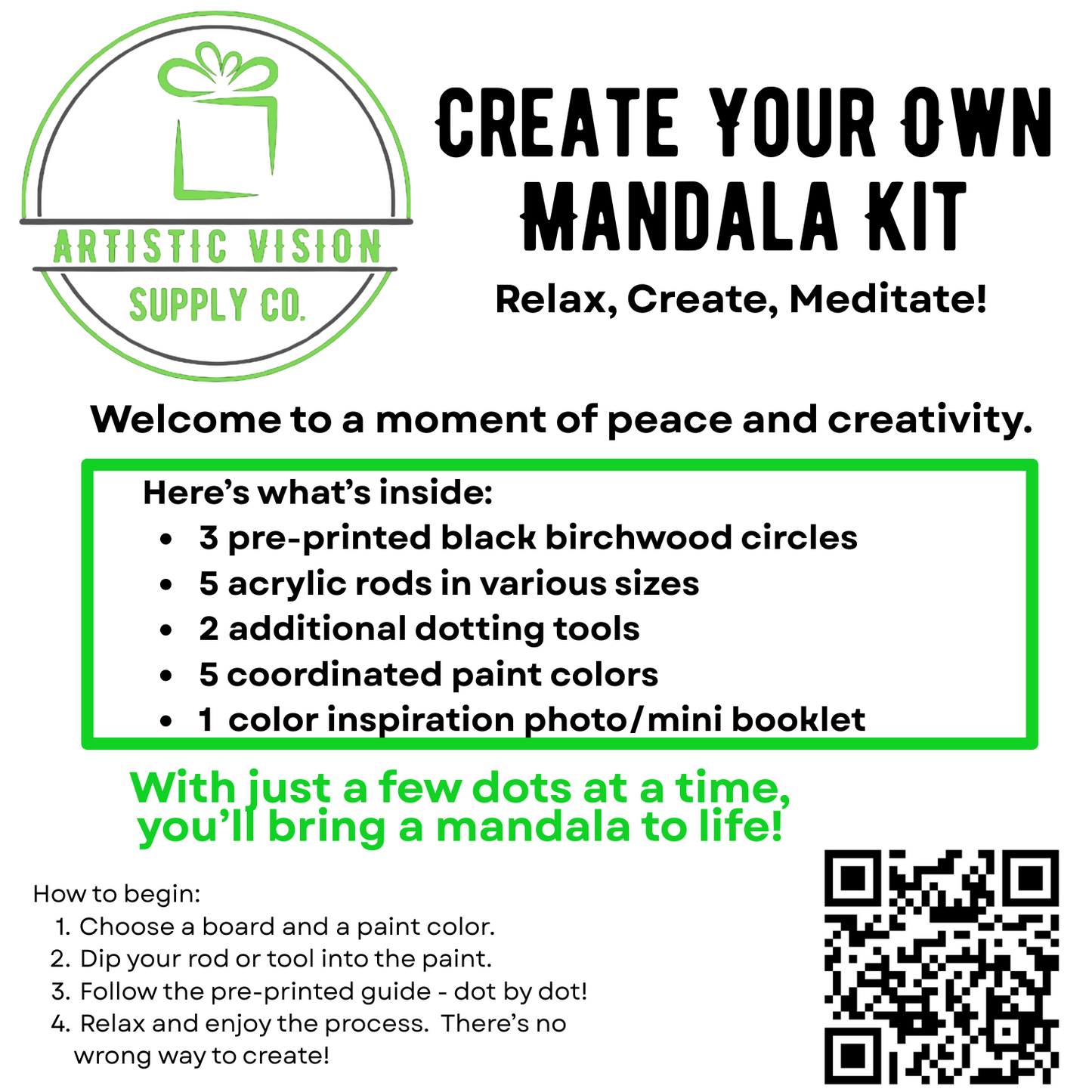 Create Your Own Mandala Kit - Best Day Ever