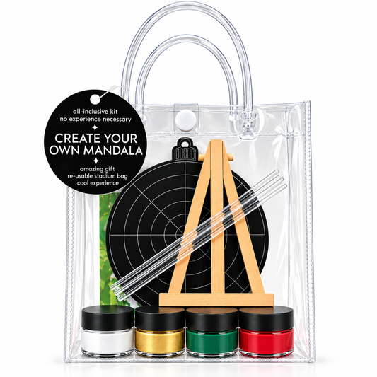 Traditional Christmas Holiday Ornament Mini Mandala Kit