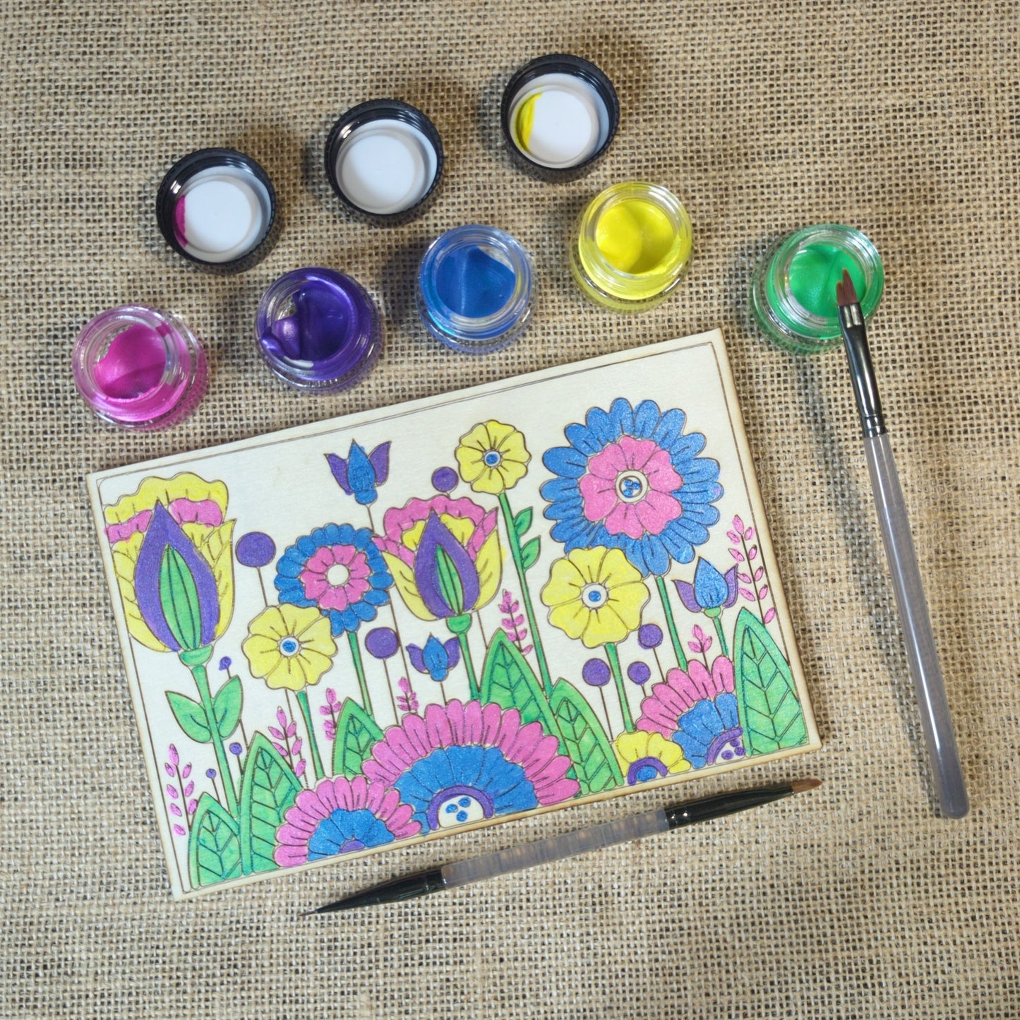 Psychedelic Flowers from the Brush & Birch Collection