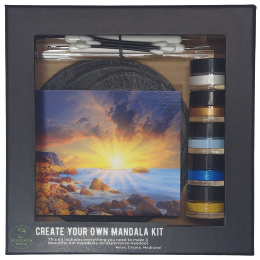 Create Your Own Mandala Kit - Rocky Sunset