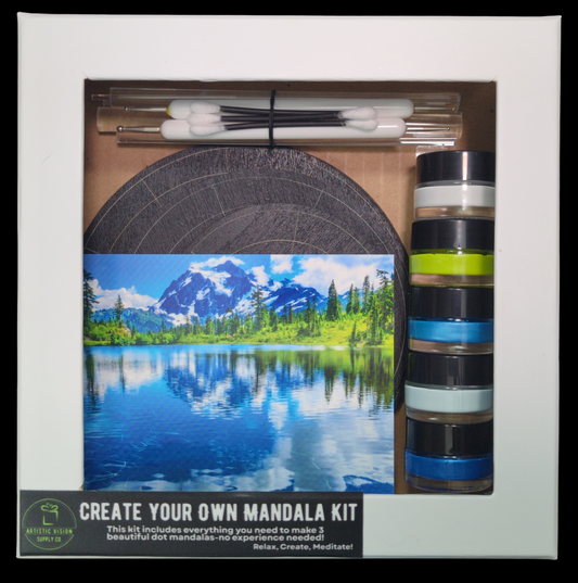 Create Your Own Mandala Kit - Mountain Lake